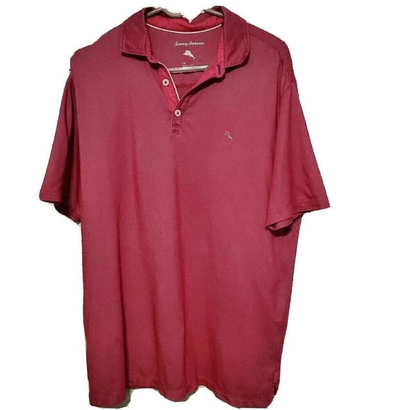 Tommy Bahama Men’s Polo Shirt Magena Short Sleeve Classic Fit Casual Golf Large - Picture 1 of 4